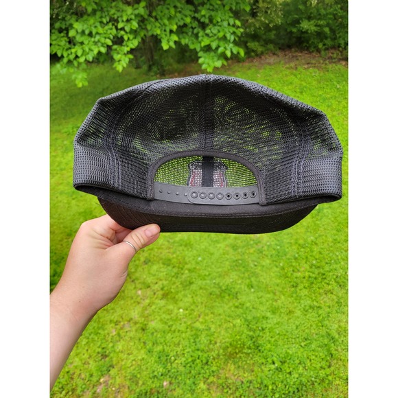 Vintage Phillips 66 K-Products Black Mesh Snapback Hat - Picture 2 of 3